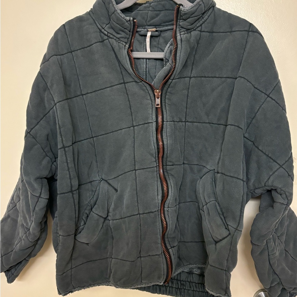 free people dolman quilt jacket